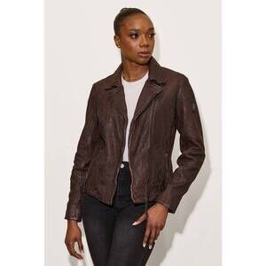 NEW MAURITIUS meeow leather jacket in vegetable-tanned